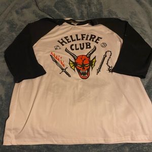 Hellfire Club Baseball T-Shirt